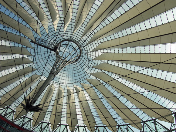 Dach Innenhof Sony-Center