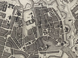 Stadtplan 1748, gedruckt 1800