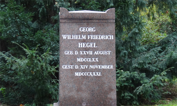 Grab Georg Wilhelm Hegel